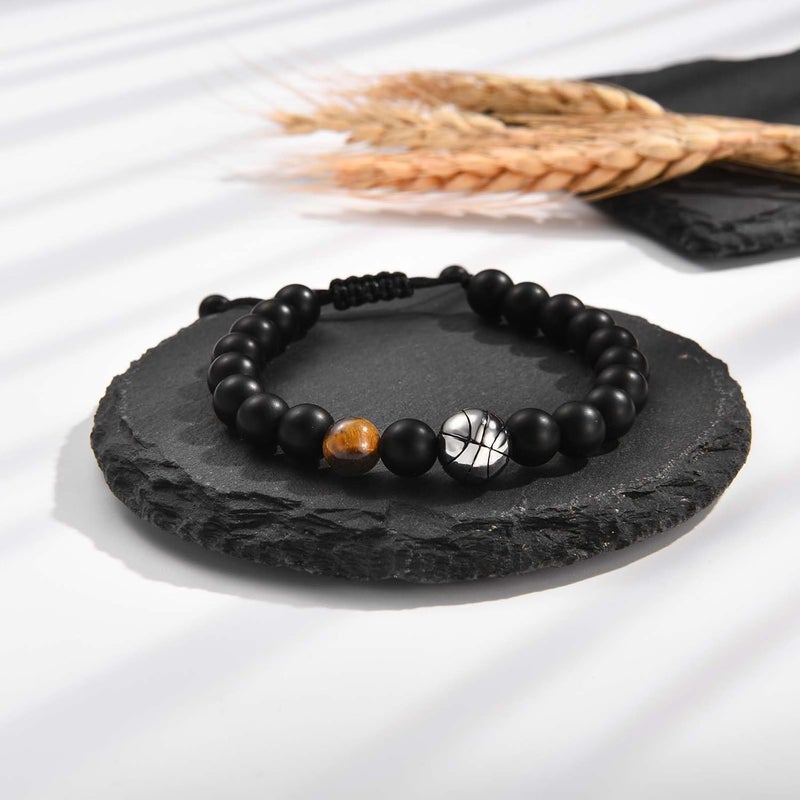 EFVISD Store Soccer Football Basketball Baseball Hockey Bracelet Gifts for Boys Players Team Lovers Son Grandson Brother Nephew Friend as Birthday/Valentines Day/Graduation/Back to School/Christmas Gifts - Image 3